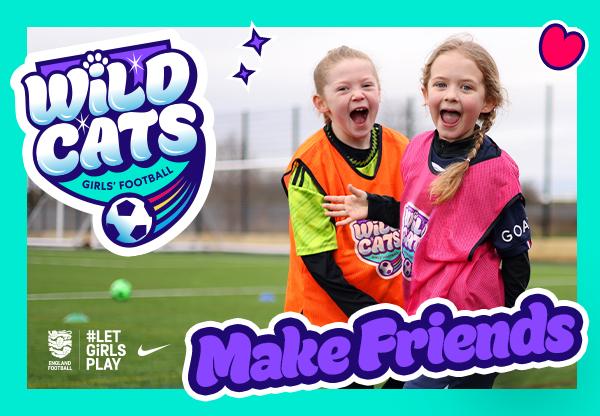 Wild Cats Football for girls aged 5 - 11